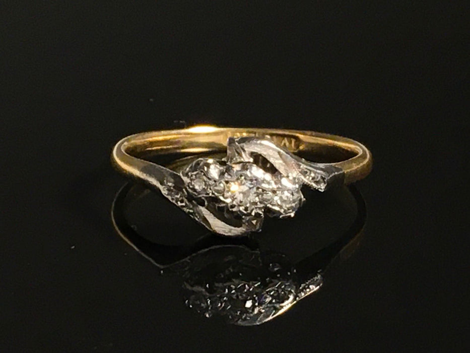 Bague en or 18 carats d'Angleterre vers 1910