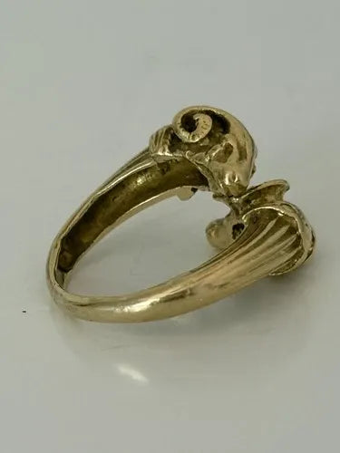Bague Vintage Béliers or Jaune