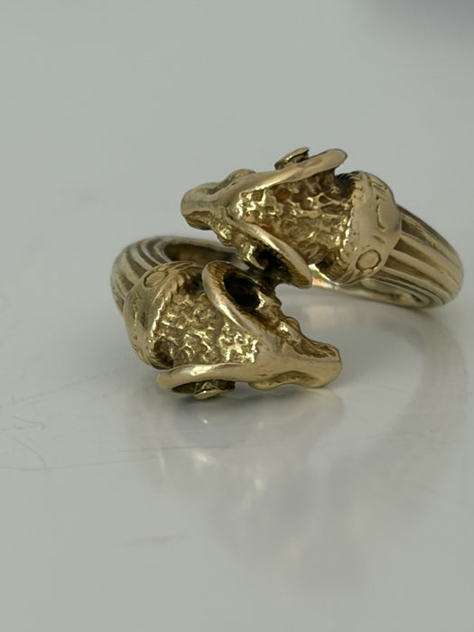 Bague Vintage Béliers or Jaune