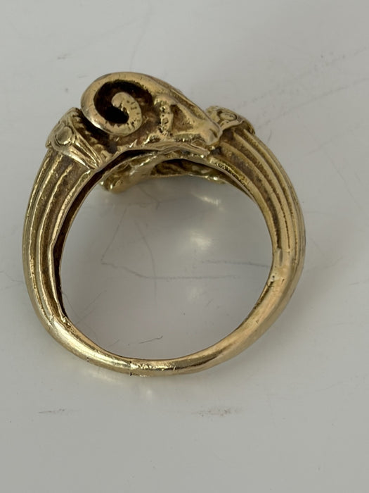 Bague Vintage Béliers or Jaune