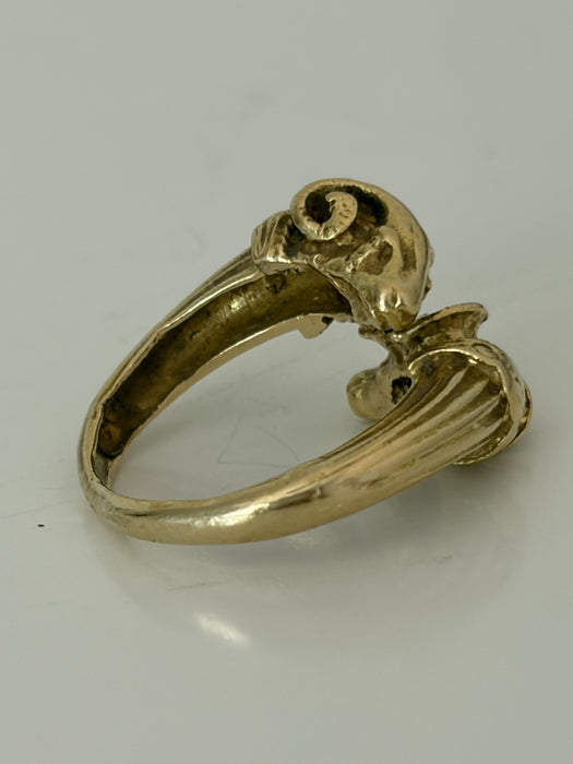 Bague Vintage Béliers or Jaune