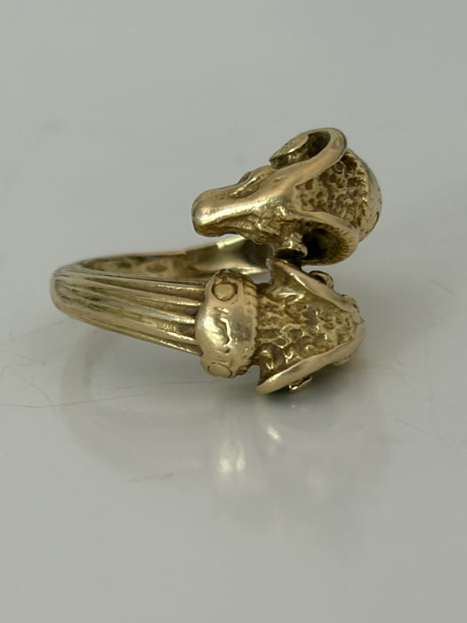 Bague Vintage Béliers or Jaune