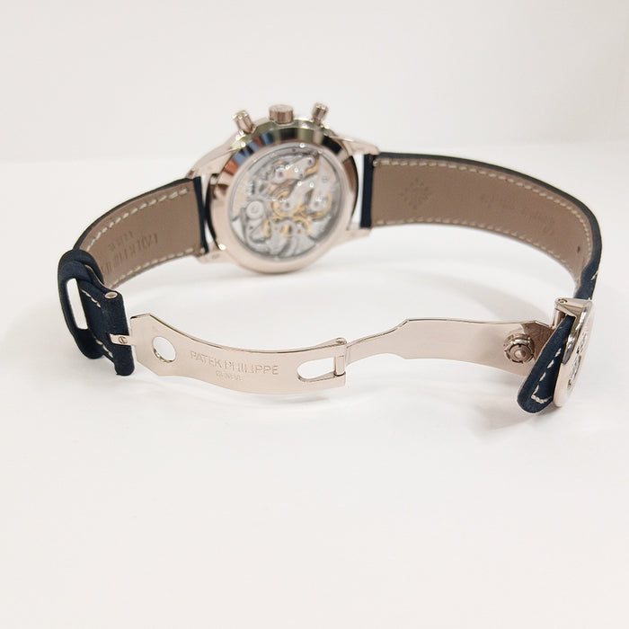 Montre homme Patek Philippe Chronographe 5172G or blanc 18 carats