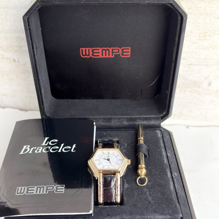 Baume & Mercier ou 18 carats vintage Lady 48372 quartz 27 mm