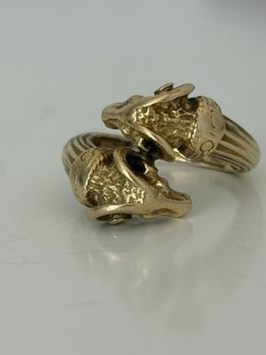 Bague Vintage Béliers or Jaune