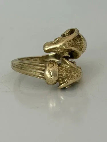 Bague Vintage Béliers or Jaune