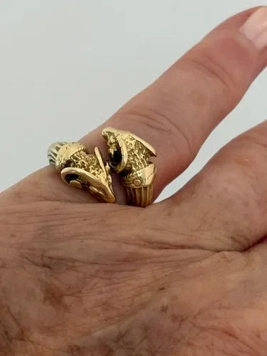 Bague Vintage Béliers or Jaune