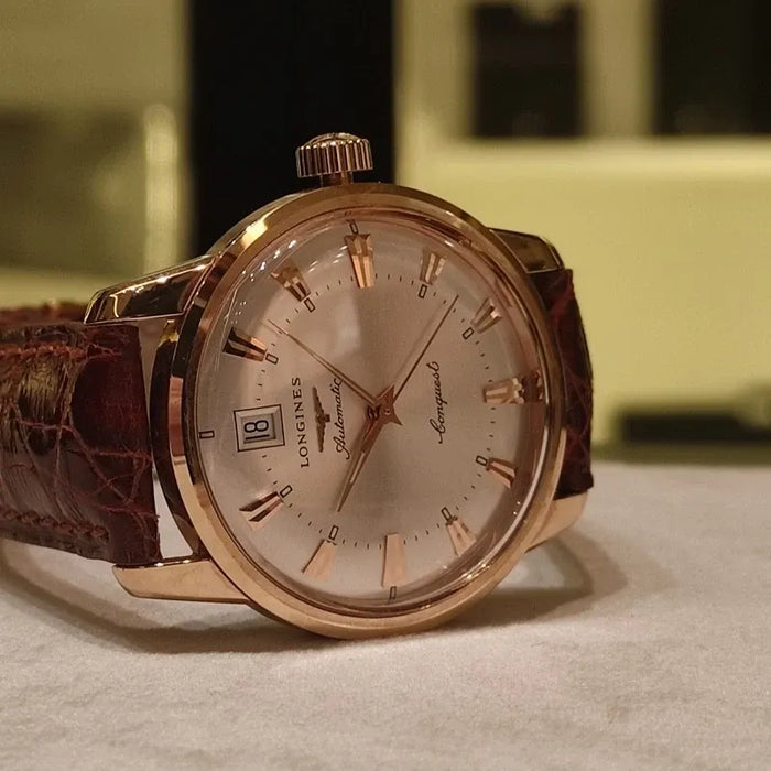 Montre Longines Heritage Conquest Automatique  18 carats