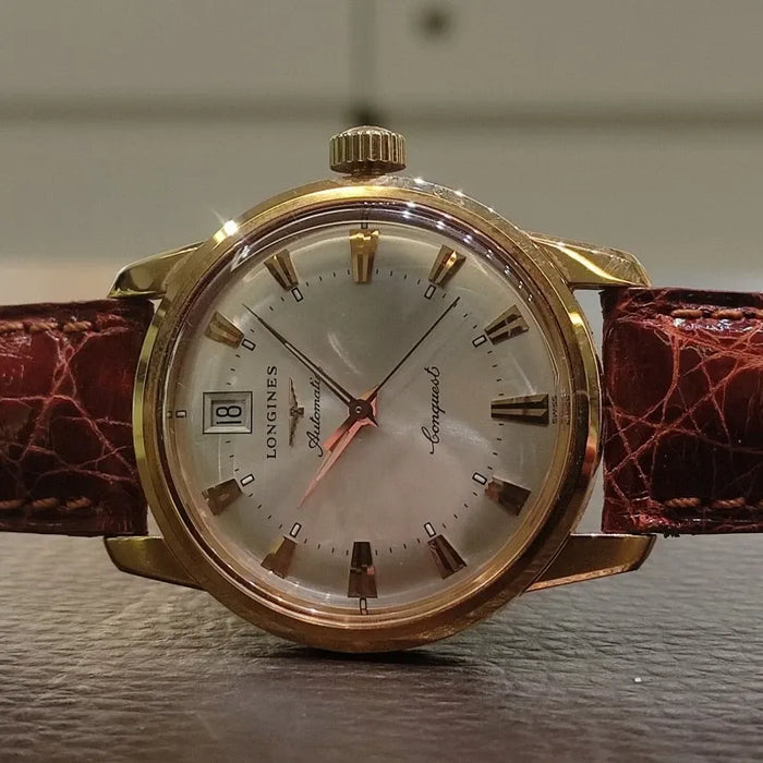 Montre Longines Heritage Conquest Automatique  18 carats