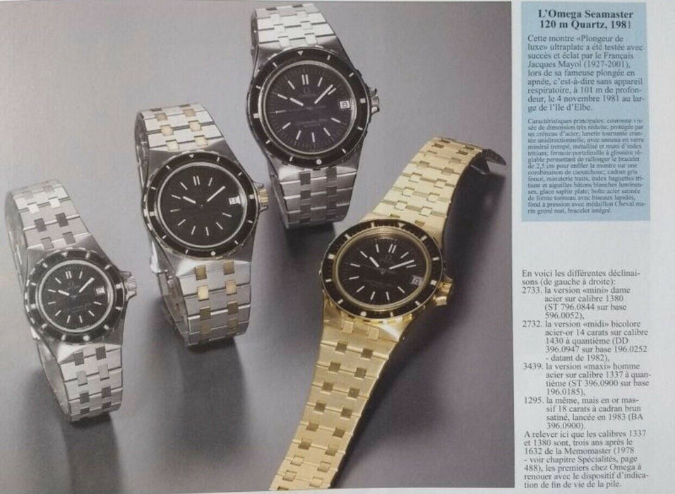 Montre Omega Seamaster Jacques Mayol