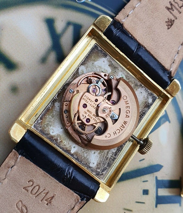 MONTRE CARTIER OMEGA OR MERCURE 18K TANK 161.013