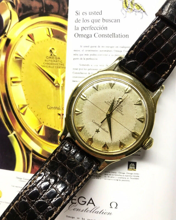 Montre Omega constellation Deluxe 2652 Full Gold