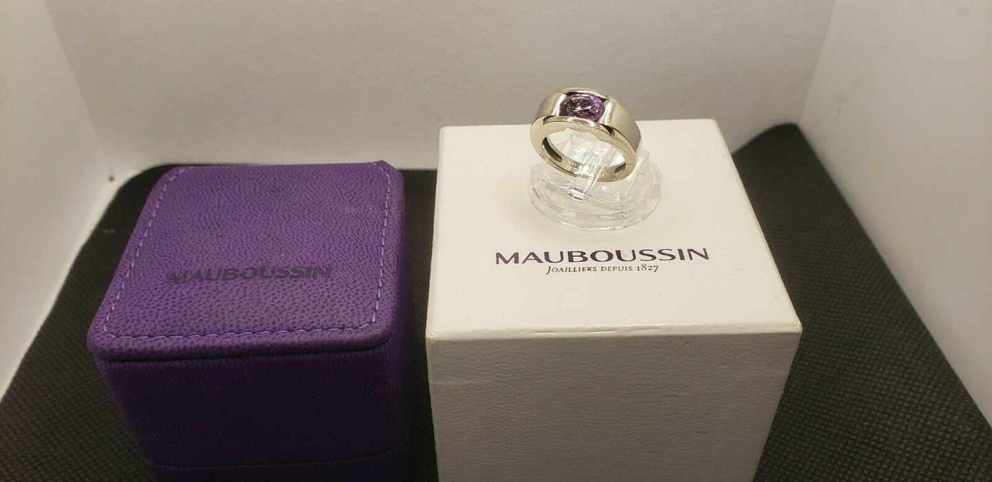 Bague MAUBOUSSIN Alexandrine or blanc