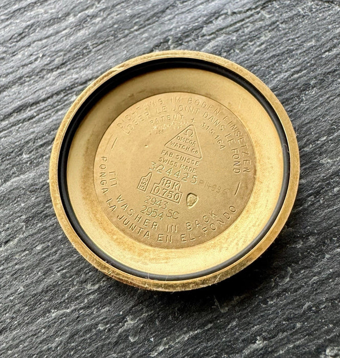 MONTRE OMEGA CONSTELLATION TARTE PAN DE LUXE 18K VINTAGE