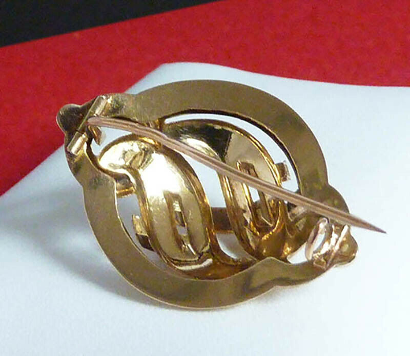 Broche Or Jaune 18 carats du XIXème Siècle