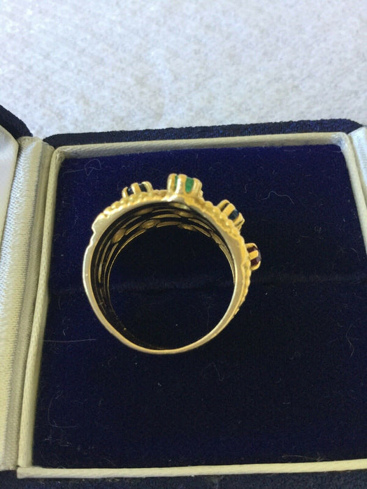 BAGUE EN OR JAUNE 18 CARATS