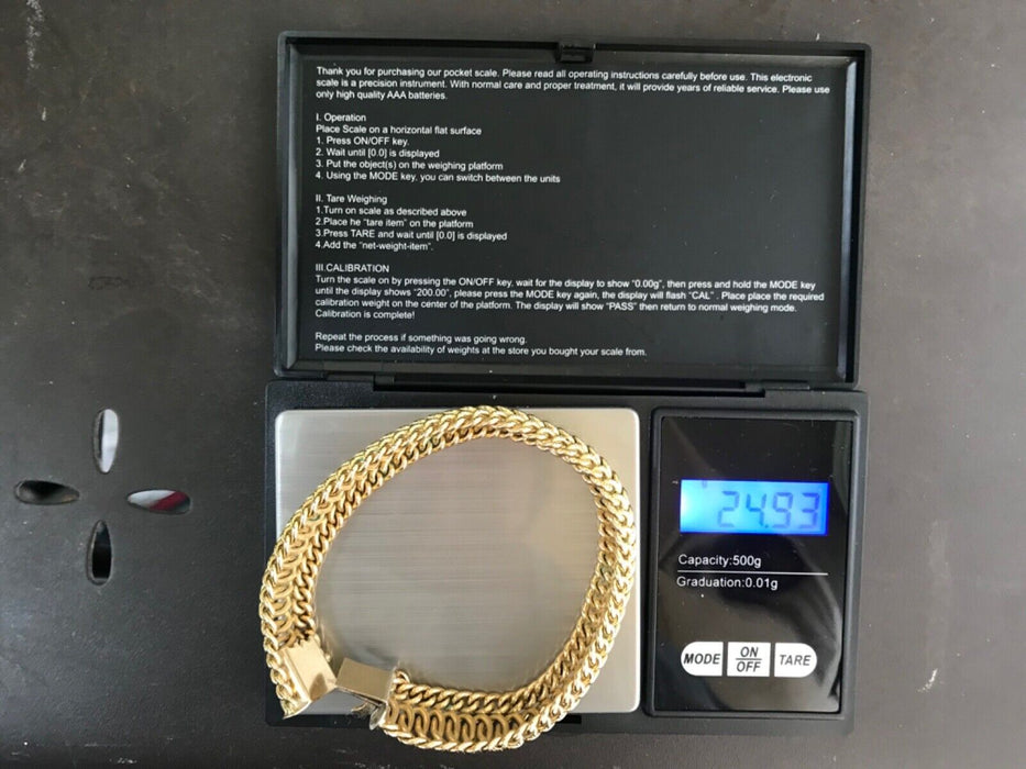Bracelet or jaune 18 carats