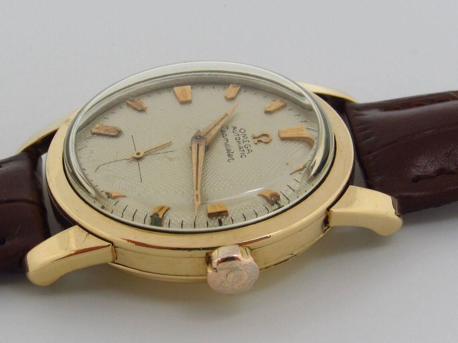 Montre automatique Omega Seamaster or jaune massif 18 carats