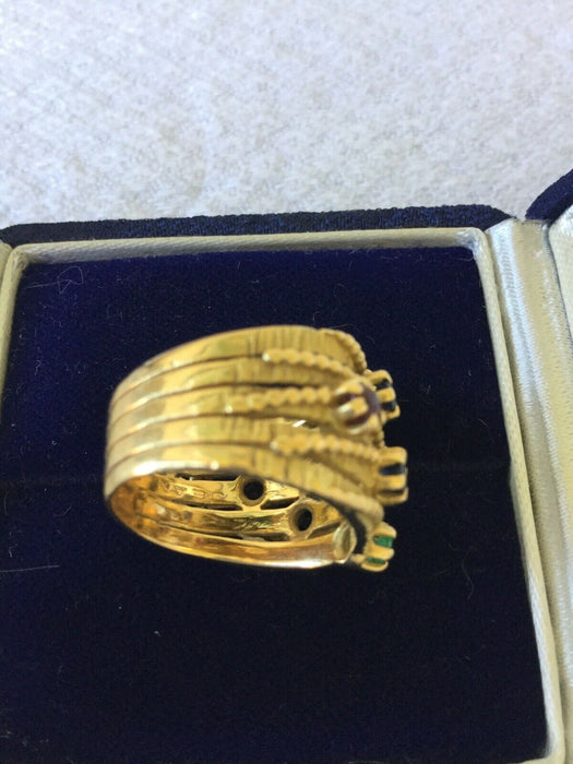 BAGUE EN OR JAUNE 18 CARATS