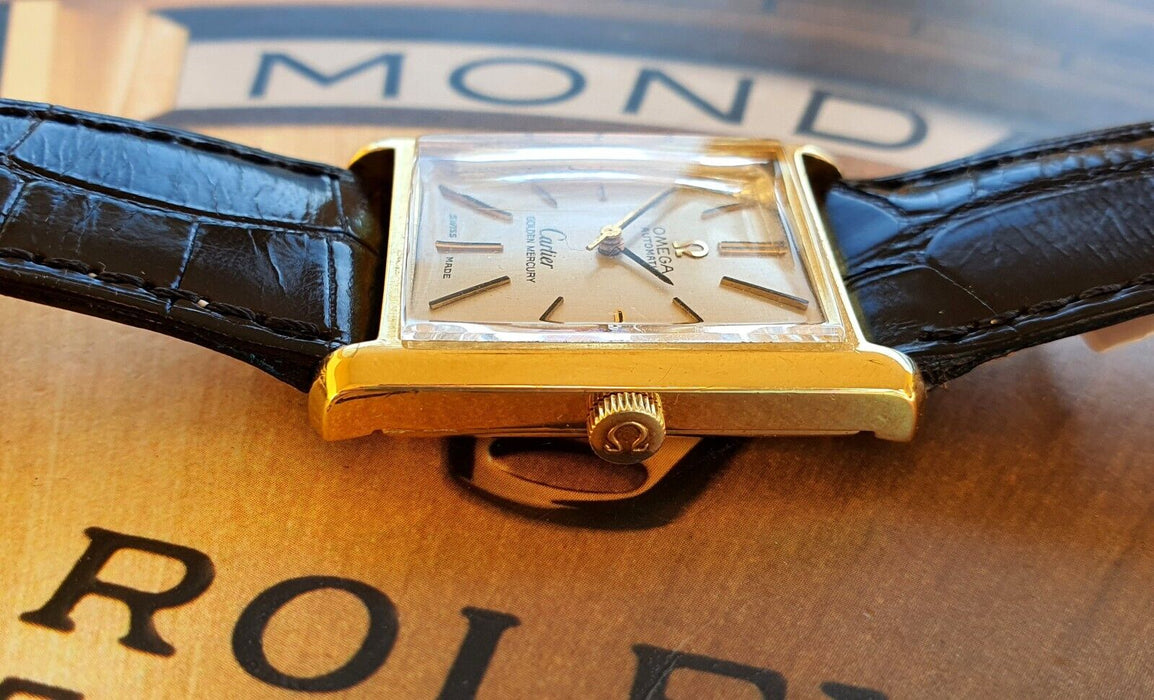 MONTRE CARTIER OMEGA OR MERCURE 18K TANK 161.013