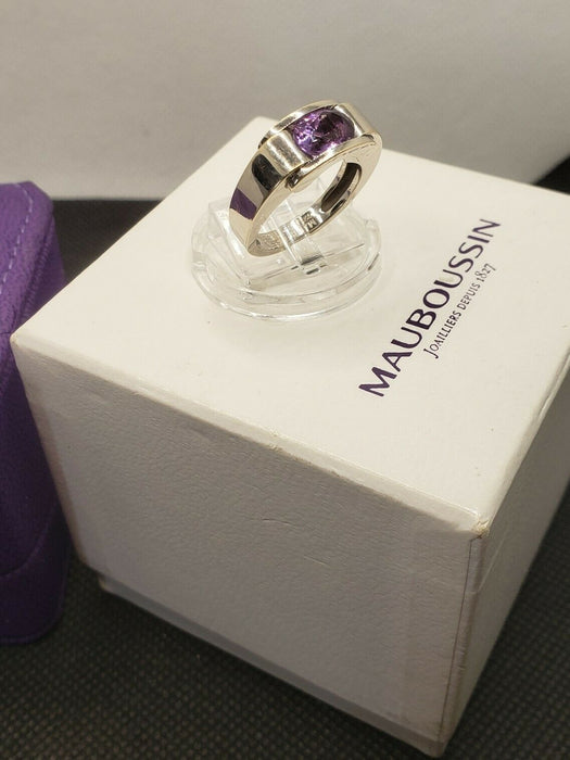 Bague MAUBOUSSIN Alexandrine or blanc