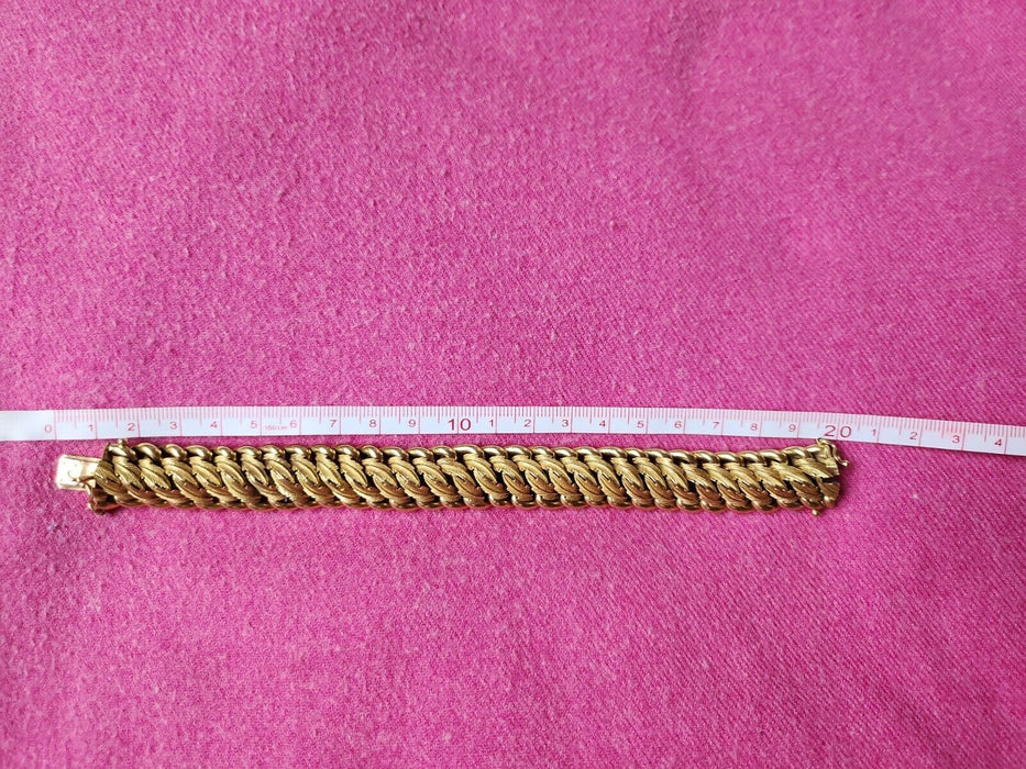 Ancien bracelet en or 18 carats