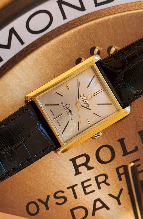 MONTRE CARTIER OMEGA OR MERCURE 18K TANK 161.013