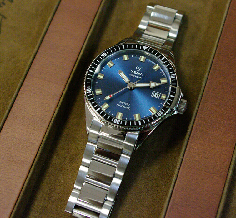 Montre Yema Superman Automatique Blue Lagoon