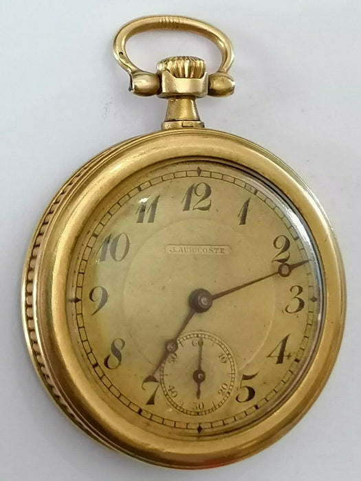 Montre à Gousset or 18 carats O. Roty "In Labore Quies"