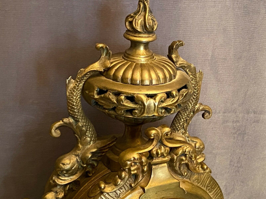 Magnifique pendule en bronze XIXème siècle