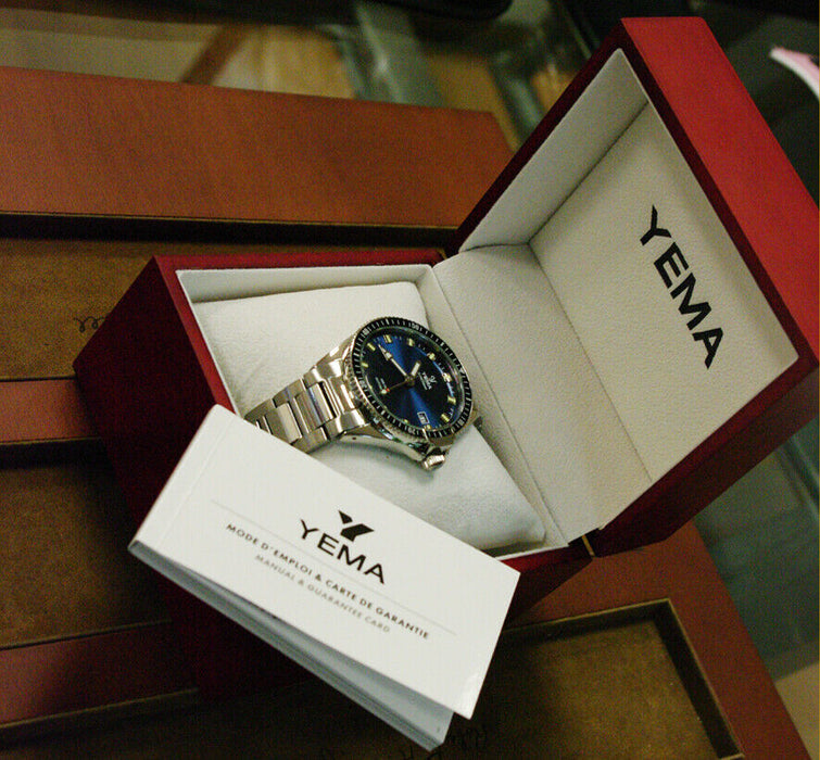 Montre Yema Superman Automatique Blue Lagoon