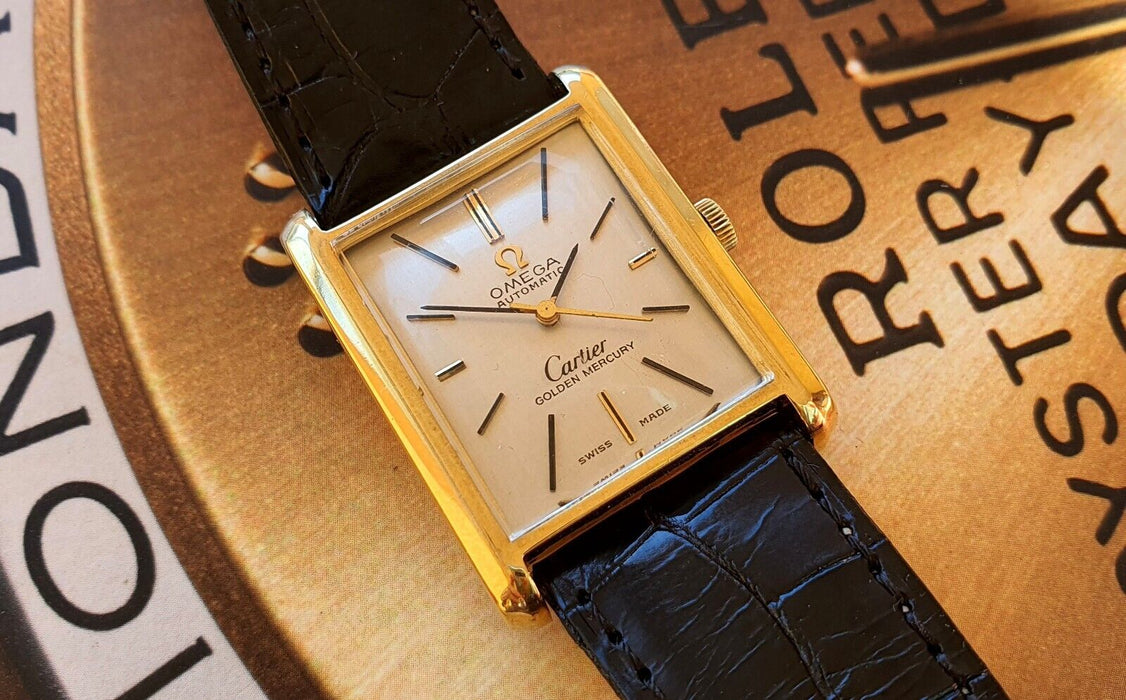 MONTRE CARTIER OMEGA OR MERCURE 18K TANK 161.013
