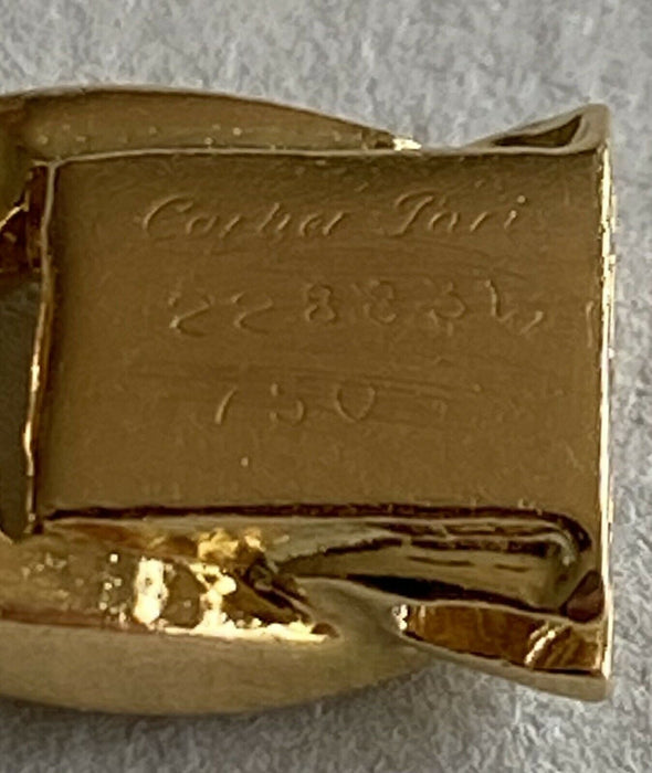 Bracelet or jaune 18K et diamants CARTIER