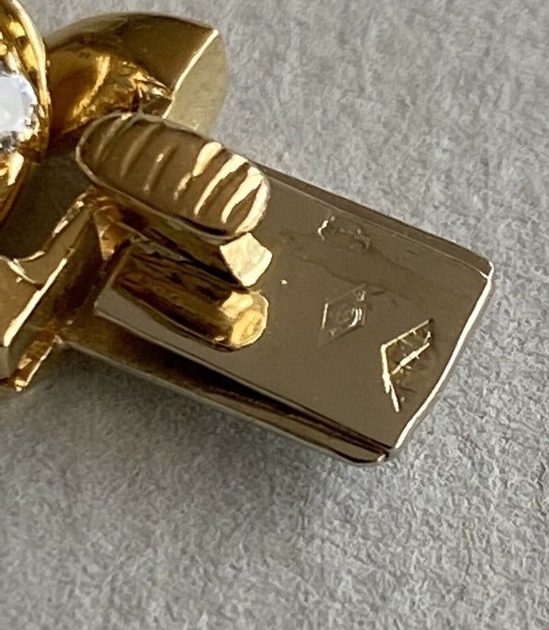 Bracelet or jaune 18K et diamants CARTIER