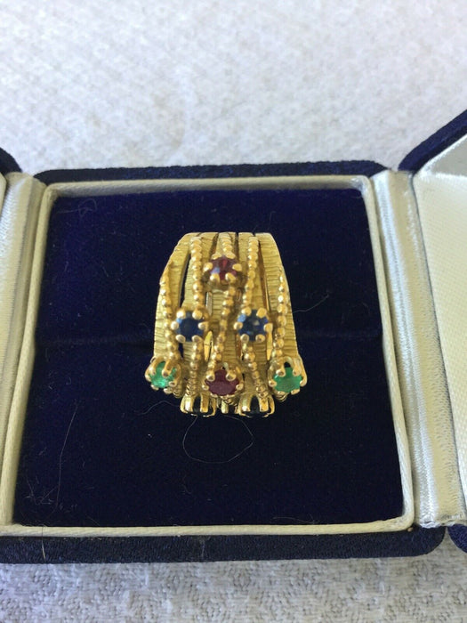 BAGUE EN OR JAUNE 18 CARATS
