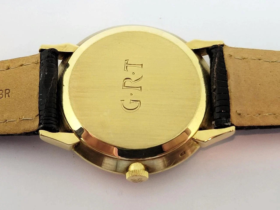 Montre vintage PATEK PHILIPPE CALATRAVA pour homme en or 18 carats