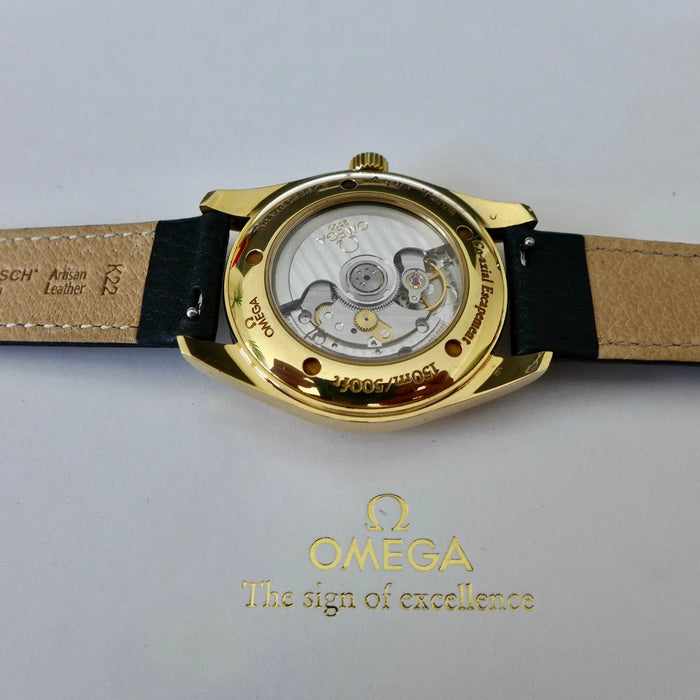MONTRE OMEGA SEAMASTER AQUA TERRA EN OR MASSIF 18 CARATS