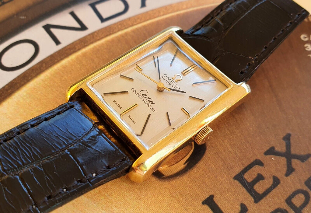 MONTRE CARTIER OMEGA OR MERCURE 18K TANK 161.013