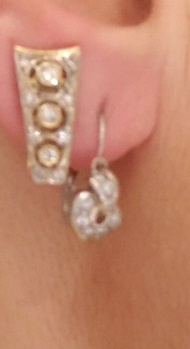 Paire de boucle d'oreilles Dormeuses