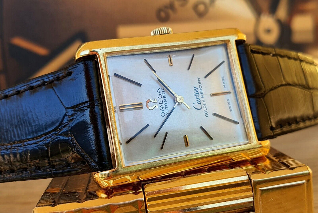 MONTRE CARTIER OMEGA OR MERCURE 18K TANK 161.013
