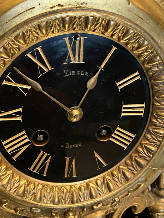 Magnifique pendule en bronze XIXème siècle