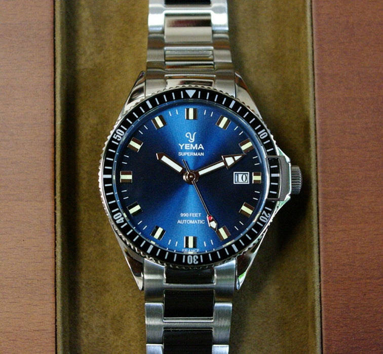 Montre Yema Superman Automatique Blue Lagoon