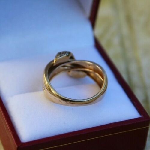 Bague noeud en or jaune 18 carats